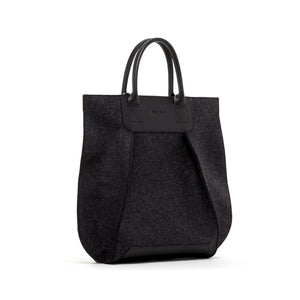 Bolso Belis Tote Negro y piel Negro