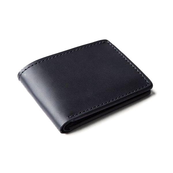 Bifold Wallet Black Leather