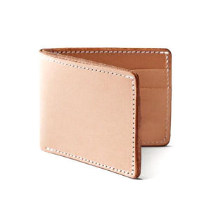 Bifold Wallet Natural Leather